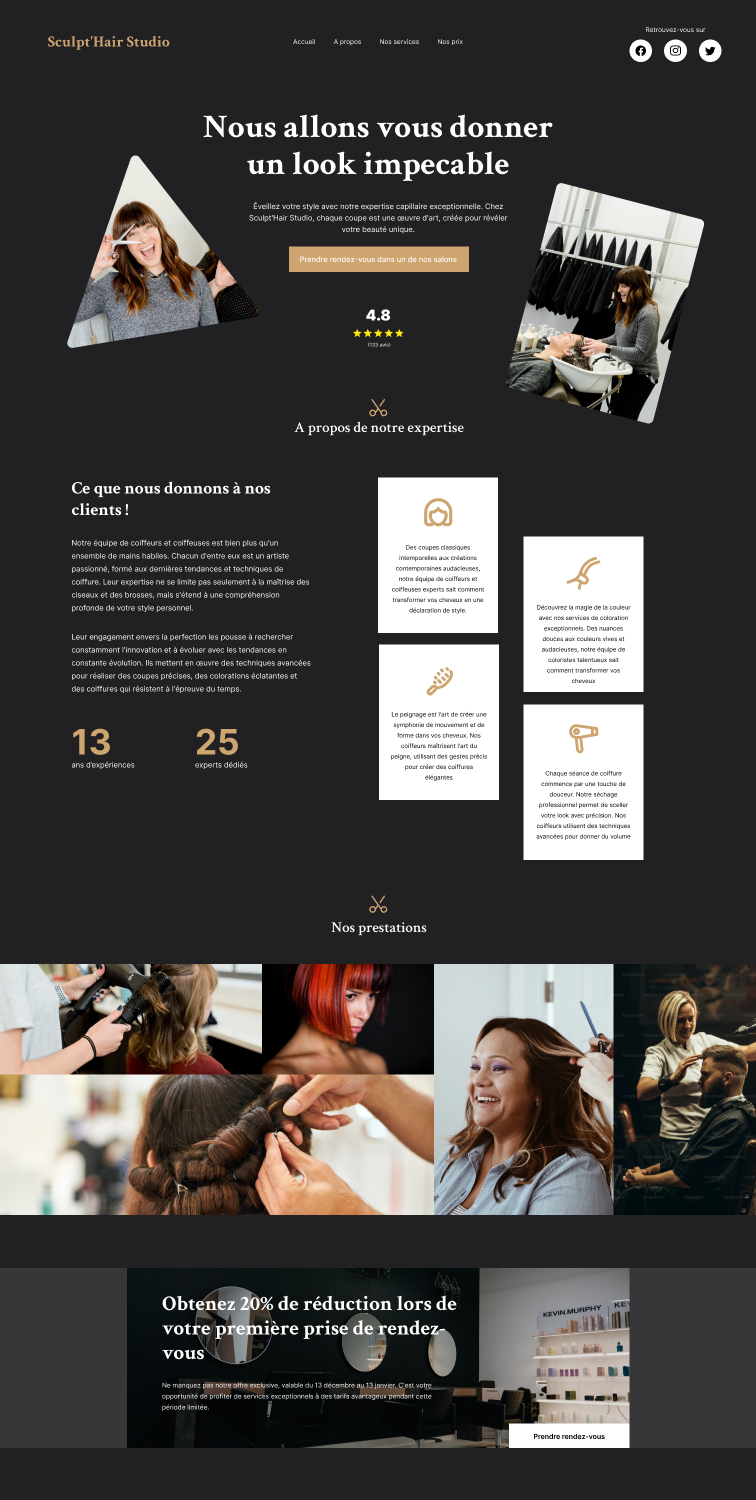 image realisation site coiffeur